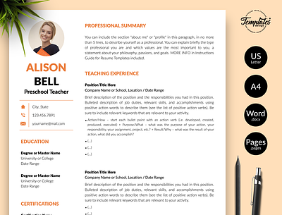 Teacher Resume for Word and Pages "Alison Bell" best cv for teacher best resume for teacher cv for teacher perfect teacher cv perfect teacher resume resume for teacher resume template teacher cv teacher cv example teacher cv format teacher cv sample teacher cv word teacher resume teacher resume design teacher resume example teacher resume format teacher resume sample teacher resume word word teacher cv word teacher resume