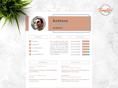 Resume Template For Word And Pages "Anthony Lewis" architect resume best resume 2019 creative resume draughtsman resume engineer resume engineering cv modern resume design one page resume professional resume resume template word technical resume three page resume two page resume
