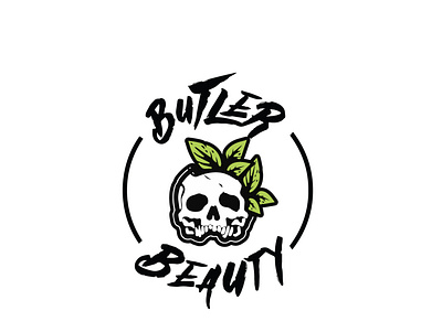 Butler Beauty Brand branding design flat icon illustration logo minimal typography vector