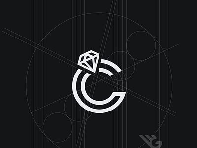 Cooper+Clayton Wedding Monogram branding design flat handmade icon logo minimal monogram monogram logo typography vector