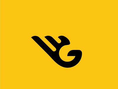 Waffle Grafix monogram branding design flat handmade icon logo minimal typography vector