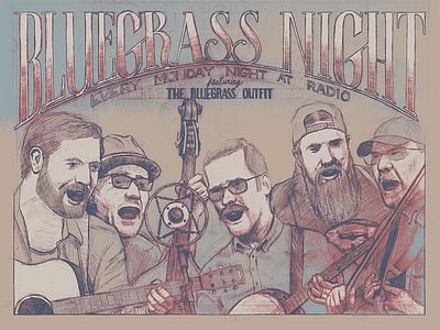 Bluegrass night poster