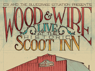 wood & wire poster detail