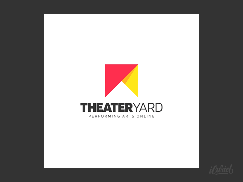 TheaterYard Logo Design&Animation aftereffects animation branding design graphic graphic design logo motion motion design motion graphics
