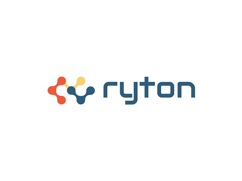 RYTON LogoAnimation aftereffects animation branding design graphic design logo motion motion design motion graphics typography