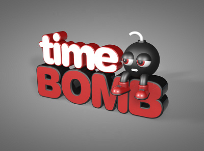 Juanito TimeBomb 3d 3d art 3dcharacter 3dtext bomb character cinema4d design graphic graphic design maxon maxon3d personaje text timebomb