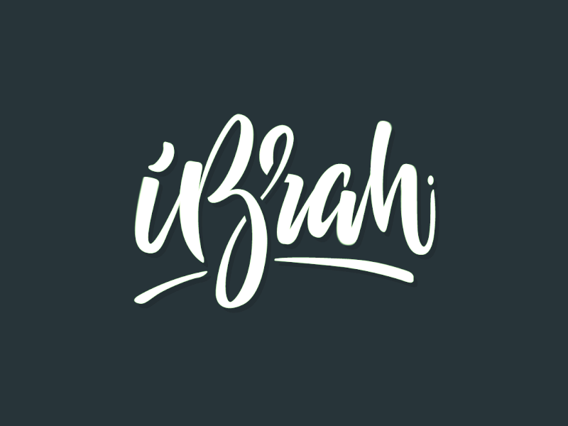 iBrah Animation aftereffects animation calligraphy design graphic graphic design illustrator letter lettering motion motion design motion graphics motiongraphics typography vector