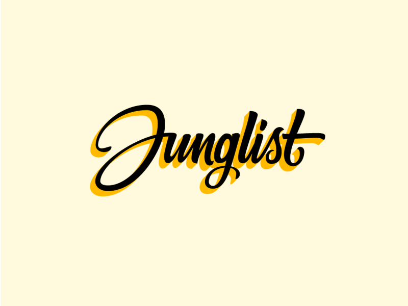Junglist Lettering Animation aftereffects animation calligraphy design graphic graphic design letter lettering lettering art motion motion design motion graphics motiongraphics practice typography vector