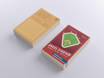 MLB Ballpark Trading Cards - Angel Stadium