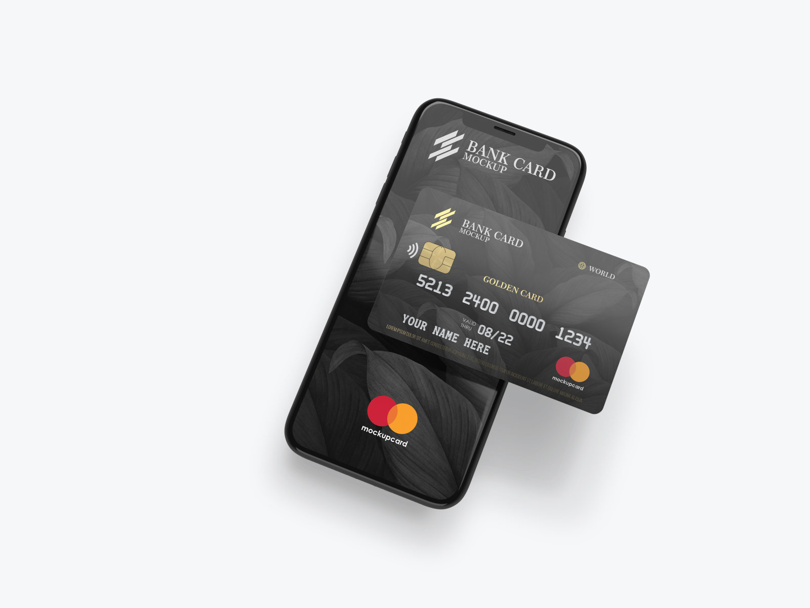 Download Plastic Card Mockup By Seven Lights On Dribbble PSD Mockup Templates
