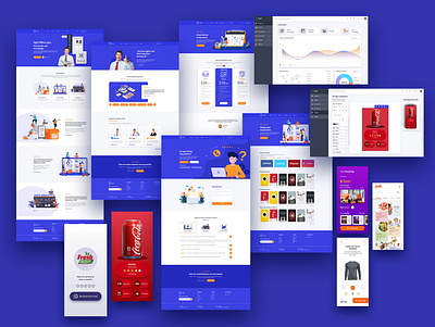 Digital QR code, Page builder, Data Analytics service providers app design debutshot design illustration mobile app design mobile ui template template builder ui user experience user interface ux vector vector artworks web website