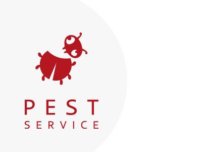 The idea of the logo and pattern - pestservice branding design graphic illustration logo pestservice vector