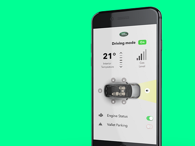 Landrover Mobile App Concept - Lite app concept mobile ui ux