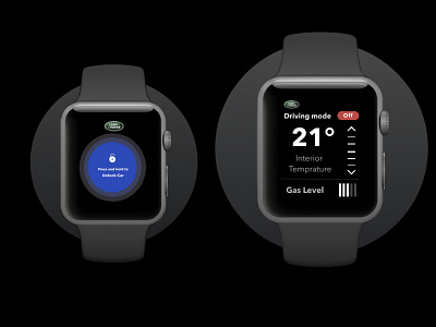 Landrover Watch Concept - 01 app concept ui ux watch