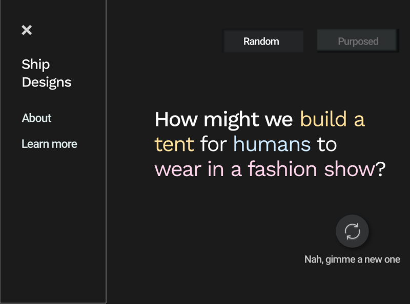 How might we statement generator fun prompts by sanya verma on dribbble