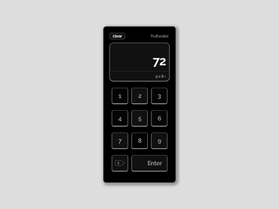 Daily UI 004: Calculator calculate calculator ui dailyui design ui