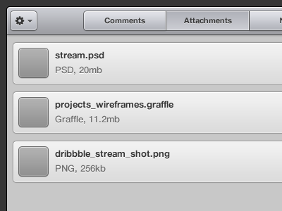 Rule.fm Lited - Stream Post Attachment View activity app download files stream tabs ui