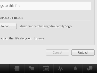 Rule.FM File Upload design fireworks form interface ui