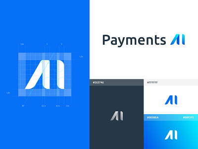 PaymentsAI logo ai branding creditcard design graphic design illustration logo payments ui vector