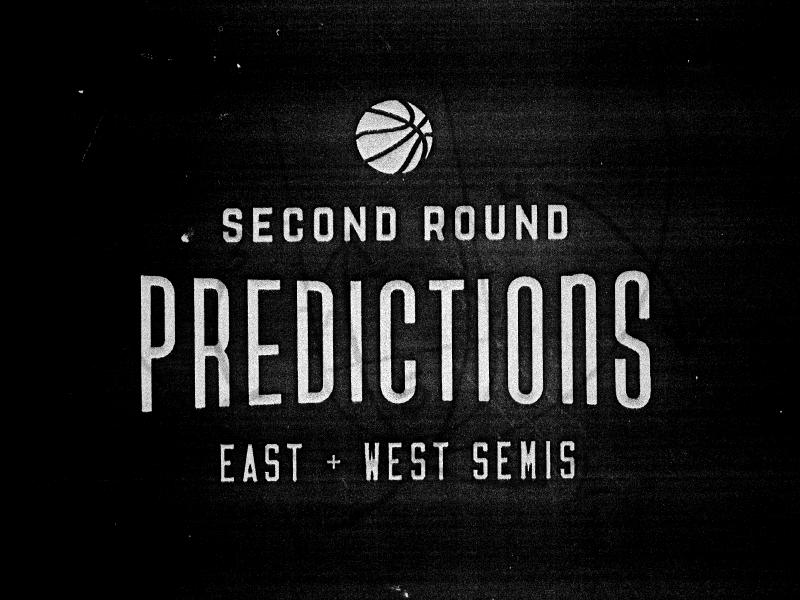 NBA Playoff 2nd Round Predictions GIF animation basketball bracket nba playoffs predictions