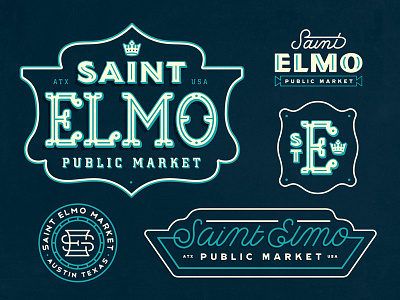St. E Exploration austin brand identity branding exploration lettering lockup logotype mark market monogram seal texas