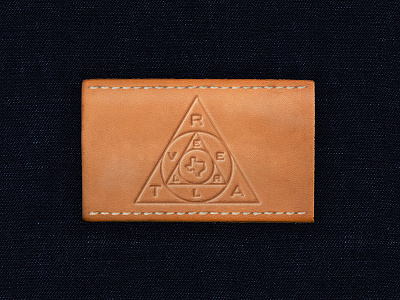 Traveller Denim Leather Patch by Drew Lakin on Dribbble