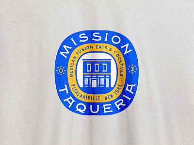 Mission Taqueria Seal badge brand extension brand identity lockup mexican mission new york restaurant seal taqueria