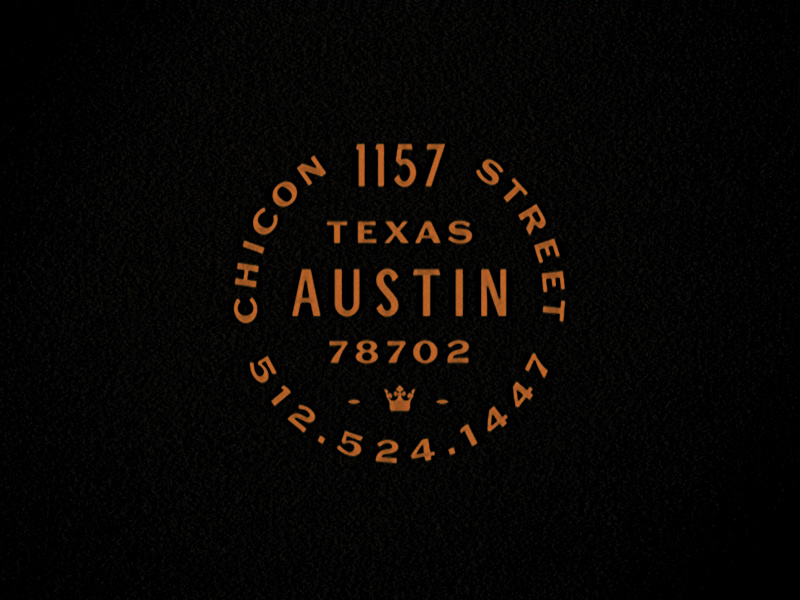 TC Contact Lockup type tattoo triple crown texas austin lockup