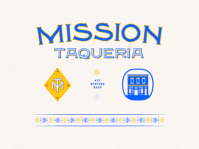 Mission Taqueria Update badge branding custom type hospitality icon iconography identity lettering mission restaurant taqueria