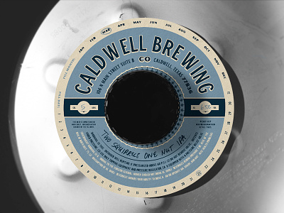 CBC Keg Collar beer brand extension brewery caldwell brewing collar identity keg keg collar print