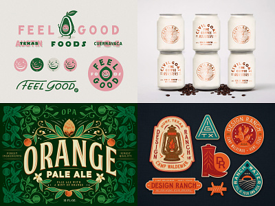 Top 4 of 2018 aiga austin brand identity civil goat consumer packaged goods design ranch drew lakin illustration lettering packaging texas
