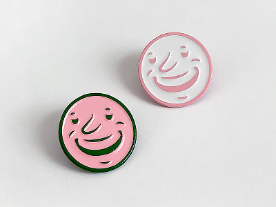 Feel Good Enamel Pins enamel pin feel good smile smiley face wearable