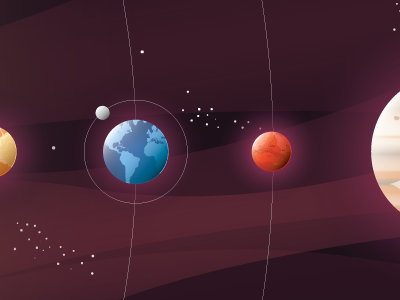 Solar system illustration illustration art planets solar system vector