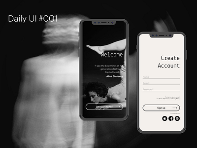 DailyUI #001 Sign up