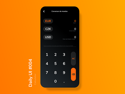 DailyUI #004 - Calculator