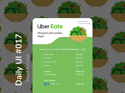 DailyUI #017 - Email Receipt dailyui dailyui 017 dailyuichallenge email email receipt payment