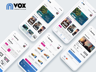 Vox Cinema App Revamp design movie ux ux ui xd