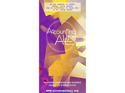 Ad for and accounting firn accounting advertisement branding bright design flyer artwork money purple vector wings yellow