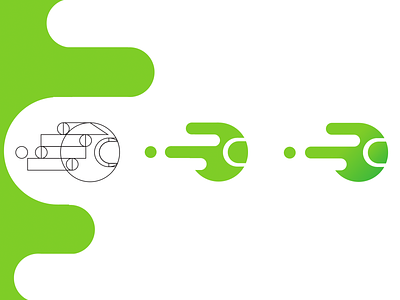 Speed ball tennis design icon illustration logo vector