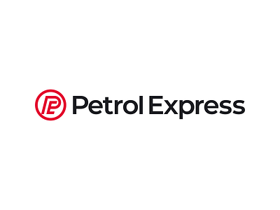 Petrol Express branding e fuel industry gas station logo logomark monogram p pe petrol petrol express visual identity