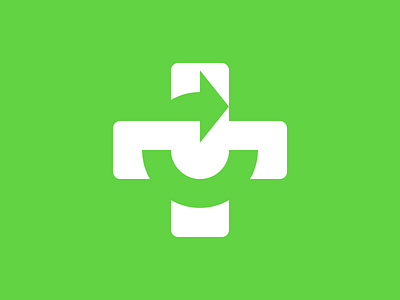 3xZdrowie logomark health logo logomark medical plus plus symbol visual identity