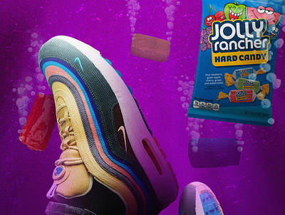 Nike Air Max 1 | Sean Wotherspoon - Poster airmax1 candy colorful nike poster purple sea seanwoterspoon