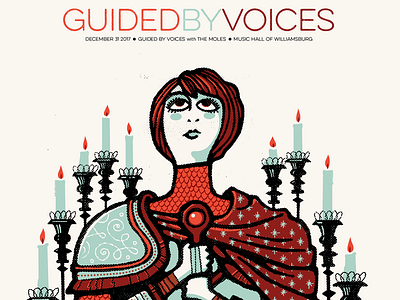 Guided by Voices design illustration poster
