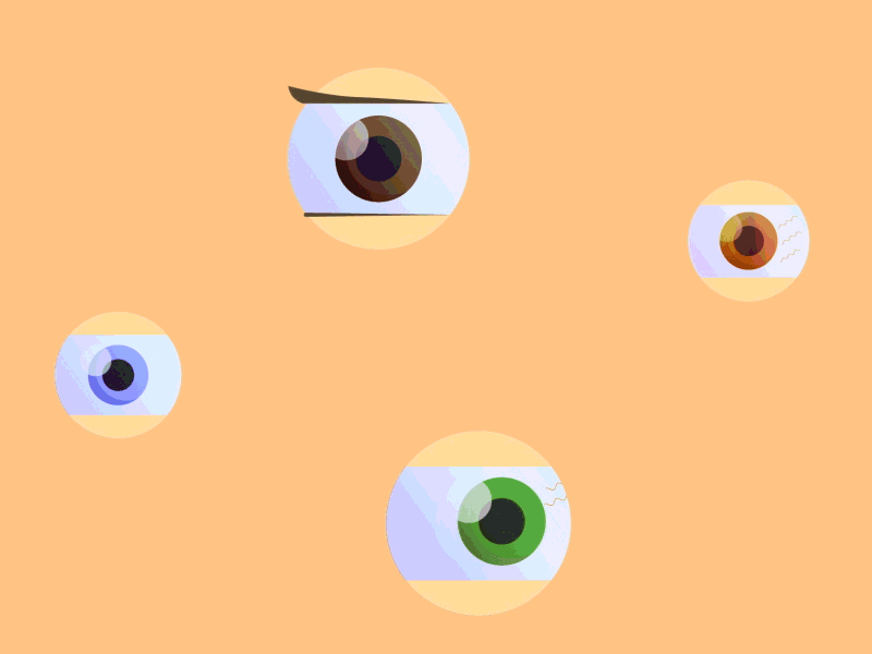 Eyes animation eyes illustration tears vector