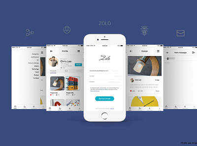 Zolo 100 days of ui branding design logo minimal mobileapp ui ux