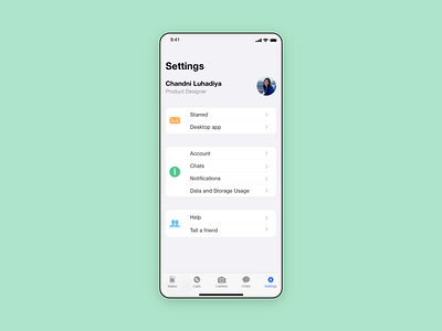 Daily UI | Day 7 | Settings UI