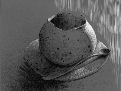 Hatching bowl artwork conceptart digital 2d digitalart illustration