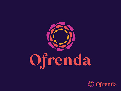 Logo: Ofrenda Memorial Website branding branding and logo design celebration celebration of life design gateway graphic design icon logo logo design marigold memorial offering ofrenda portal spiral vector website