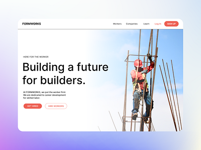 Formworks Landing Page