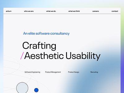 Artium Responsive Design brand branding product design responsive design website